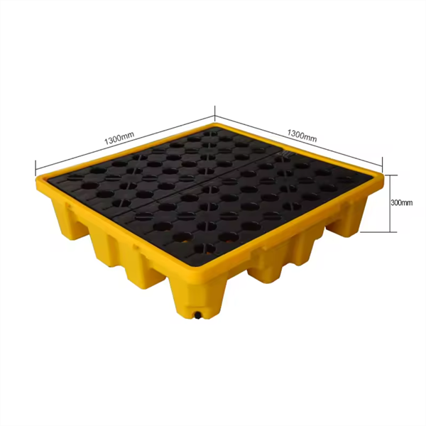 Ndustrial 4 Barrel HDPE Oil Control Plastic Spill Pallet